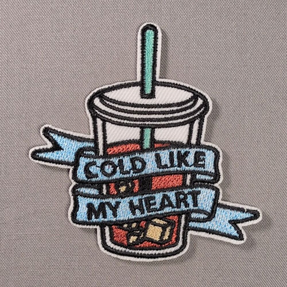 Cold Like My Heart Funny Iron On Patch | Attitude Patch